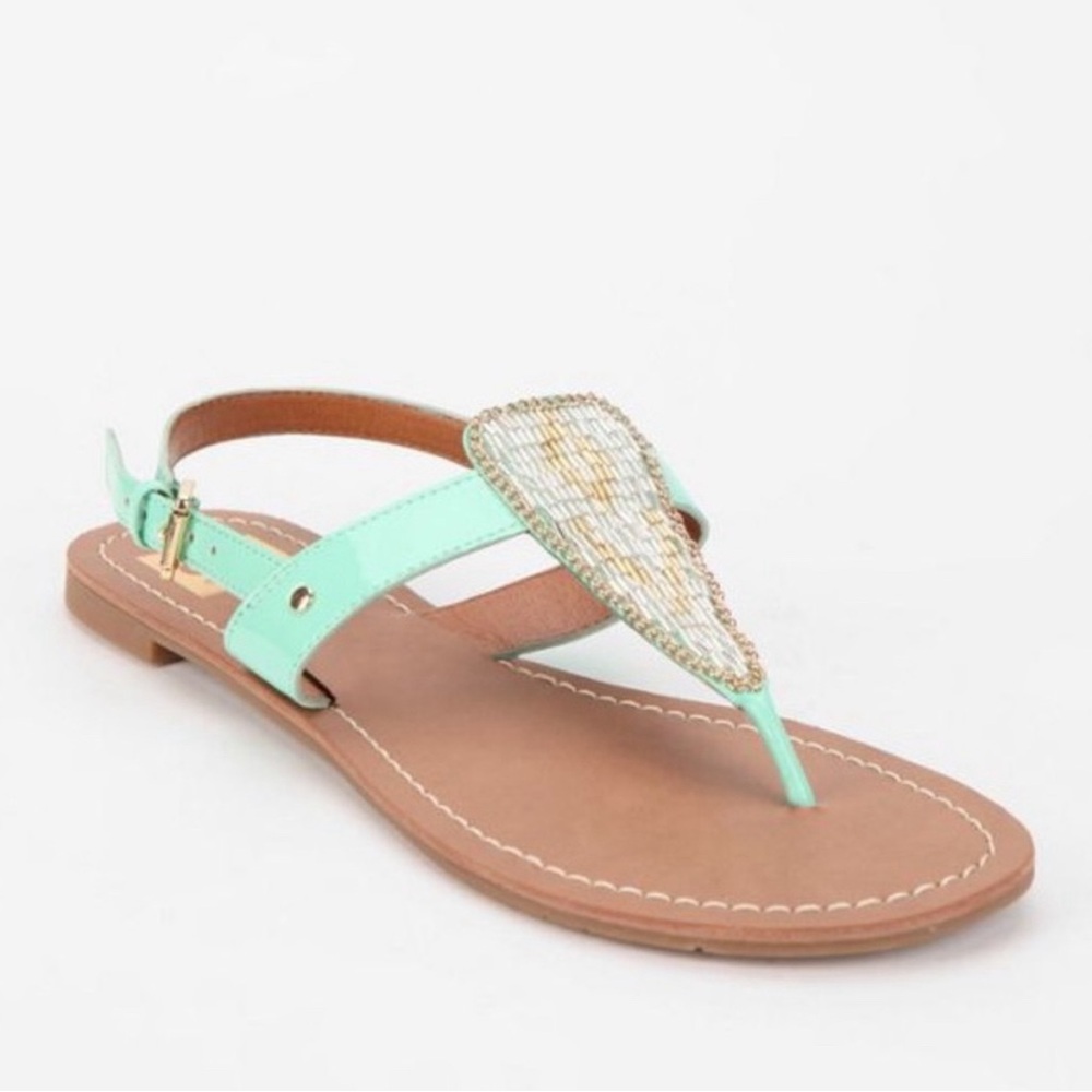 Dolce Vita Domino Mint Patent Stella Sandles size 8